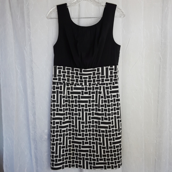 Trina Turk Geometric Sheath Dress - Picture 1 of 7